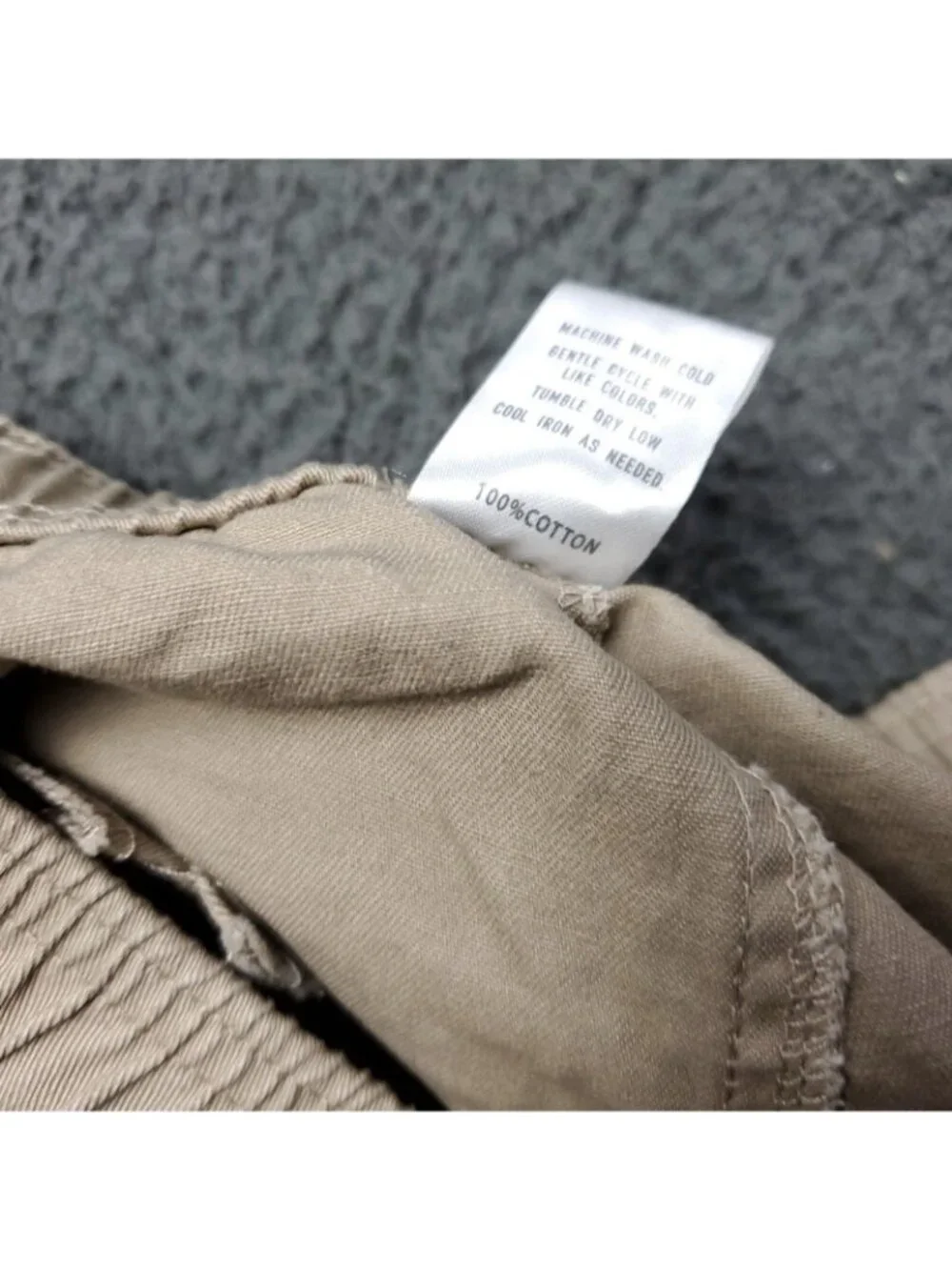 Sovereign Code Berman Pants Mens 28 x26 Joggers Khaki Chino Tan Drawstring
